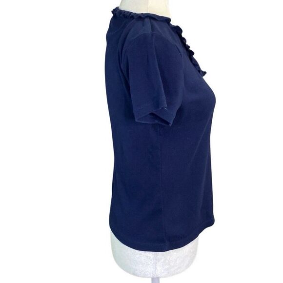 Ralph By Ralph Lauren Shirt Women's Size Large Short Sleeve Cotton Casual Preppy - Picture 3 of 6